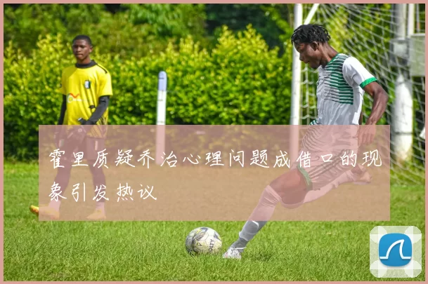 霍里质疑乔治心理问题成借口的现象引发热议